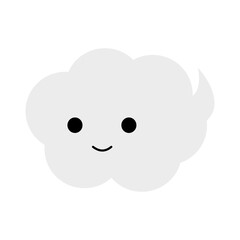 Obraz premium 曇りのイラスト素材