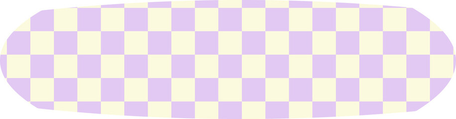 cute aesthetic checkers planner banner tag label masking tape decoration