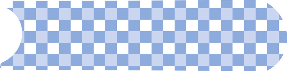 cute aesthetic checkers planner banner tag label masking tape decoration