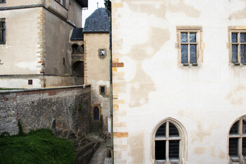 Fototapeta na wymiar Medieval Karlstein castle in Czech Republic