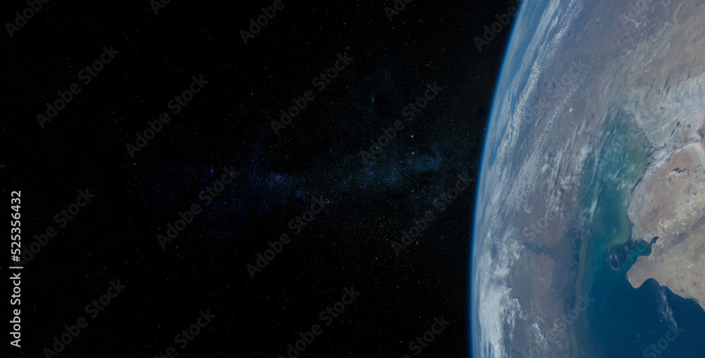 Canvas Prints planet earth on space background. elements of this image furnished by nasa.