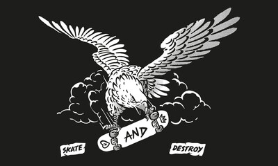 eagle skateboard for your clothing brand