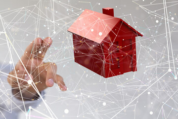 Model of the house and digital iot