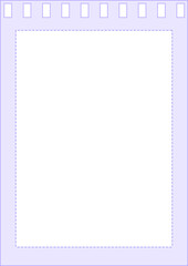 cute pastel paper planner template notes, memo, sticky notepad, reminder, journal, post, text paper decoration