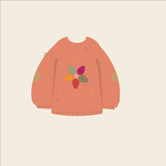 child clothes, winter warm sweater