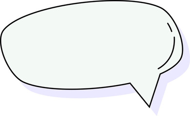 cute pastel chat box, speech bubbles, text box, conversation bubble, frame talk, speak balloon decoration