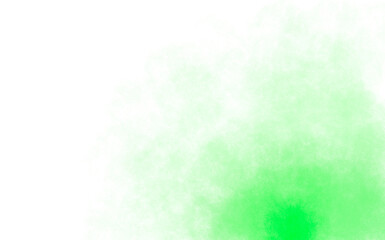 Fototapeta na wymiar abstract watercolor gradient background. green spot on white