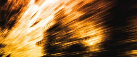 orange abstract background with motion blur