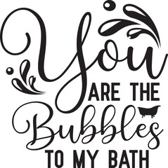 Bathroom svg design cut files