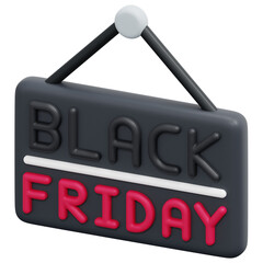 signboard 3d render icon illustration