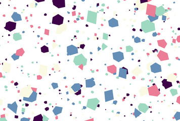 背景素材_カラフルな多角形