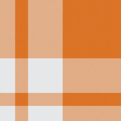 Orange Minimal Plaid textured Seamless Pattern