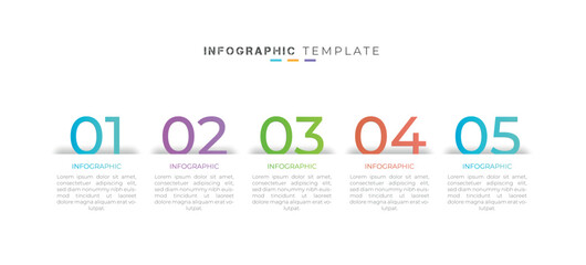 Obraz premium Business organization timeline infographic element and minimal presentation