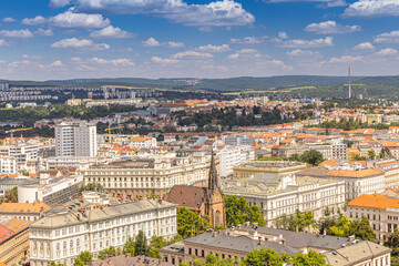 Obraz premium View of the city of Brno