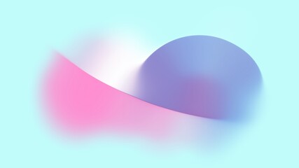 Abstract blurred gradient pastel background in bright colors. Colorful smooth illustration