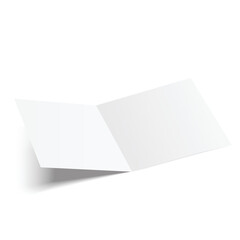 3d magazine, booklet, postcard, flyer, business card or brochure mockup. Vector