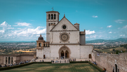 Fototapeta na wymiar San Assisi church in Umbria -- Italy