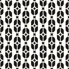 Vector Geometric Abstract Seamless Monochrome Pattern Texture Repeating Background