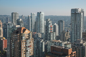 Fototapeta na wymiar view of vancouver from above