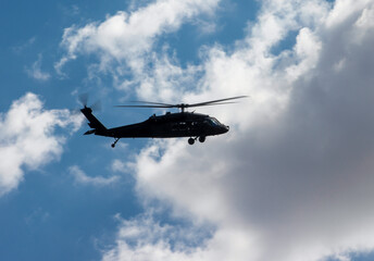 Fototapeta na wymiar US Army Helicopter stock