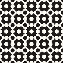 Vector Geometric Abstract Seamless Monochrome Pattern Texture Repeating Background