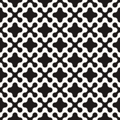 Vector Geometric Abstract Seamless Monochrome Pattern Texture Repeating Background