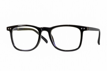 Fototapeta premium Black glasses isolated on white