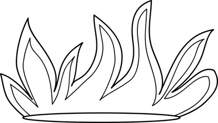 Hell fire, Halloween concept