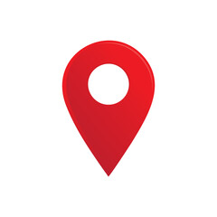 Location pin. Location pin icon simple sign. Location icon isolated on white background. Location icon in trendy design style for website and mobile app. Location icon design vector illustration.