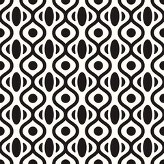 Vector Geometric Abstract Seamless Monochrome Pattern Texture Repeating Background