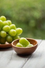 新鮮なマスカット
