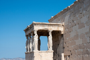 Obraz premium Beautiful ancient greek buildings