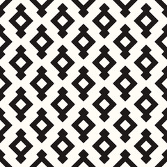 Vector Geometric Abstract Seamless Monochrome Pattern Texture Repeating Background