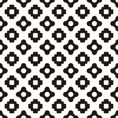 Vector Geometric Abstract Seamless Monochrome Pattern Texture Repeating Background