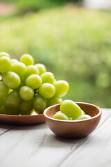 新鮮なマスカット
