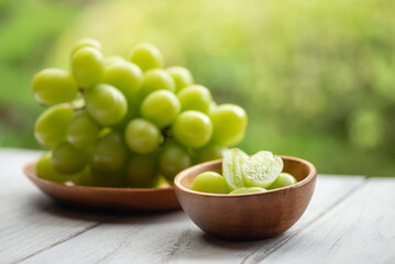 新鮮なマスカット
