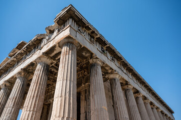 Beautiful ancient greek buildings