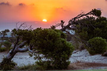 Sonnenuntergang am Strand