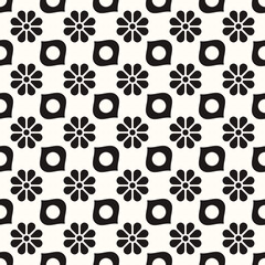 Vector Geometric Abstract Seamless Monochrome Pattern Texture Repeating Background