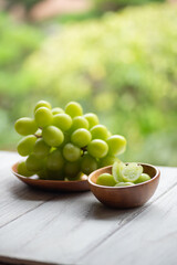 新鮮なマスカット
