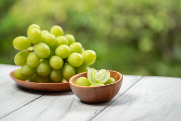 新鮮なマスカット
