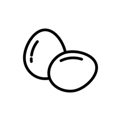 egg icon vector illustration.