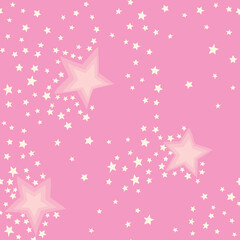 Cram stars over pink background