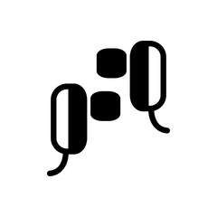 eaprhone icon vector illustration on white background.