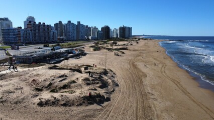 city skyline beach playa punta del este Uruguay 