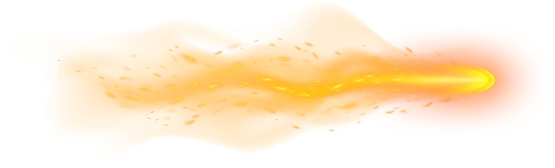 Magic fireball, Flying Fire comet