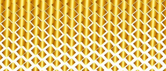 Raster version of Vintage geometric pattern golden square background