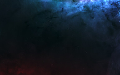 Space background. Distant nebulae and star clusters. Science fiction. Elements of this image furnished by NASA