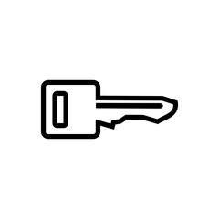 key icon vector illustration logo template for many purpose. Isolated on white background.