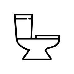 toilet seat icon vector illustration logo template for many purpose. Isolated on white background.